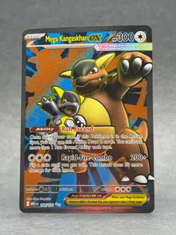 Pokemon - 164/132 Mega Kangaskhan ex ME01 Mega Evolutions Ultra Rare Holo NM TCG - Image 1