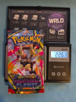 (HEAVY)🔥 22.63g Pokemon TCG Phantasmal Flames Booster Pack Factory Sealed✅ - Image 1