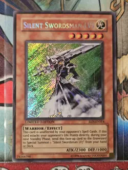 Yu-Gi-Oh! TCG Silent Swordsman LV5 EEN-ENSE4 Limited Edition Secret Rare - Image 1
