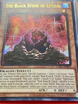 3x The Black Stone Of Legend + 3x Red-Eyes Soul | NM | Ultra Rares | YuGiOh! - Image 2