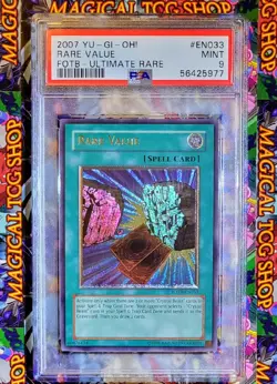 Yugioh Rare Value Force of The Breaker Ultimate Rare FOTB-EN033 PSA 9 Mint - Image 1