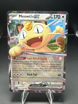 Pokemon Meowth ex 062/088 Me03: Perfect Order Holo - Image 1