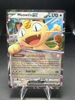 Pokemon Meowth ex 062/088 Me03: Perfect Order Holo - Image 2