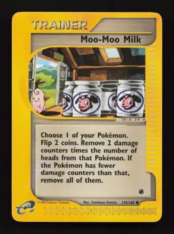 Moo-Moo Milk 155/165 Common Expedition Base Set Pokemon Near Mint - Image 1