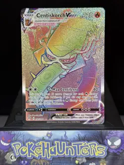 Pokemon Card Centiskorch VMax 191/189 Darkness Ablaze Full Art Secret Rare NM - Image 1