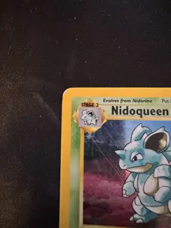 1999 POKEMON TCG #7/64 NIDOQUEEN-RARE HOLO JUNGLE - Image 3