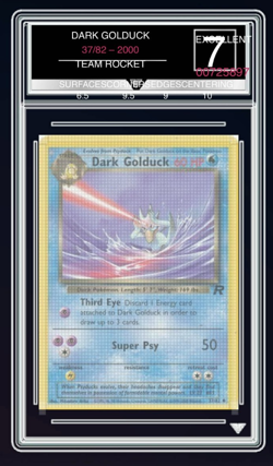 Pokemon Team Rocket 2000 Dark Golduck 37/82 (English) - Get Graded Excellent 7 - Image 5