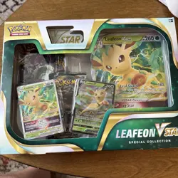 Pokemon TCG Leafeon VSTAR Special Collection Box Factory Sealed Brand New - Image 1