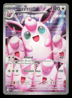 Wigglytuff 105/094 Illustration Rare Phantasmal Flames Pokemon Near Mint - Image 1