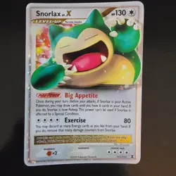 2009 Pokemon Platinum Rising Rivals Snorlax Lv. X Holo Foil Rare 111/111 - Image 1