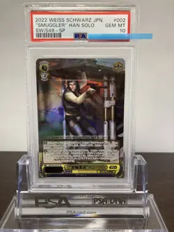 Weiss Schwarz Star Wars Han Solo Foil PSA10 Card - Image 1