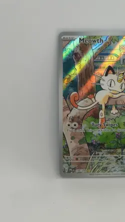 Meowth Phantasmal Flames SV #106/094 Illustration Rare Holo 2025 Pokemon - Image 2