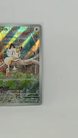 Meowth Phantasmal Flames SV #106/094 Illustration Rare Holo 2025 Pokemon - Image 3