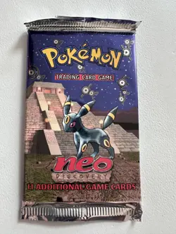 Pokemon Factory Sealed Neo Discovery Booster Pack Xatu Art - Image 1