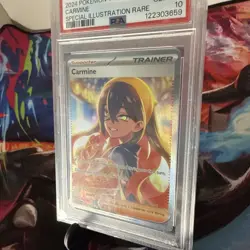 2024 POKEMON TWM EN-TWILIGHT MASQUERADE SPECIAL ILLUSTRATION RARE CARMINE PSA 10 - Image 5