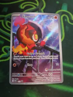 Charcadet 022 Pokemon Center Phantasmal Flames ETB Stamped Promo Near Mint 2025 - Image 1