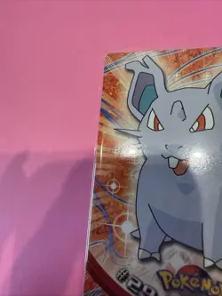 1999 Pokemon Topps Series 1 #29 Nidoran 2nd Print Blue Logo - LP/MP - Image 2