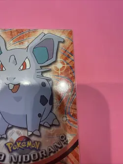 1999 Pokemon Topps Series 1 #29 Nidoran 2nd Print Blue Logo - LP/MP - Image 3