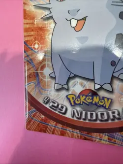 1999 Pokemon Topps Series 1 #29 Nidoran 2nd Print Blue Logo - LP/MP - Image 5