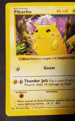 Pikachu (Red Cheeks) 058/102 Base Set (Shadowless) Regular | Pokemon TCG - Image 4