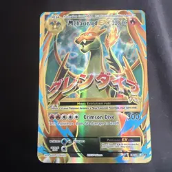 Pokemon TCG Mega M Charizard EX Evolutions 101/108 Holo Full Art Ultra Rare NM-f - Image 1