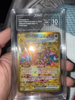 Charizard ex 228/197 Obsidian Flames – SIR – TAG 10 GEM MINT🔥🔥 – Pokemon - Image 1