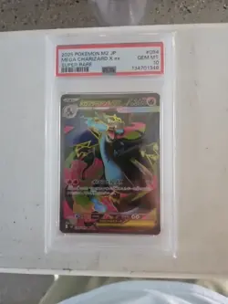 Pokemon Mega Charizard X ex 094/080 M2 Inferno X Super Rare Holo PSA 10 Japanese - Image 1