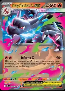 Mega Charizard X ex - 013/094 - Pokemon Phantasmal Flames Double Rare NM - Image 1