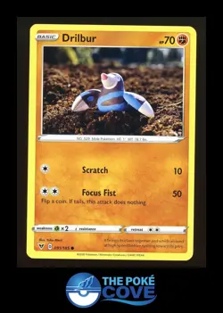 Drilbur 091/185 | Vivid Voltage | Pokemon Common | LP Yuka Morii - Image 1