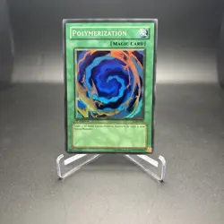 YUGIOH 2002 Polymerization LOB-059 1st Edition NM - Image 1