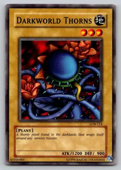 Yu-Gi-Oh! Darkworld Thorns LOB-114 - Image 1