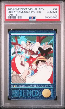 One Piece Straw Hat Voyage PSA 10 No.92 Card Gem Mint Authentic - Image 1