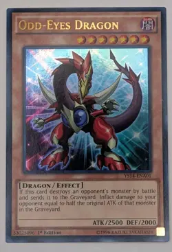 Odd-Eyes Dragon YS14-ENA01 Super Starter Space-Time Showdown Power-Up Pack... - Image 1