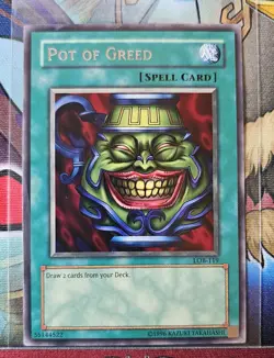 Yu-Gi-Oh! TCG Pot of Greed LOB-119 Rare - Image 1