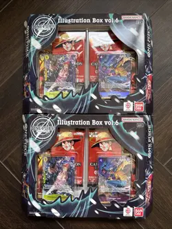 One Piece TCG Illustration Box Vol. 6 NEW AND SEALED LOT OF 2 ! - Image 1