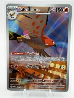 Talonflame 91/88 Illustration Rare Holo Card - Pokemon Perfect Order Near Mint - Image 1