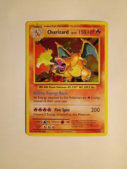 Pokemon TCG Charizard XY Evolutions Holo Rare Card 11/108 - Image 1