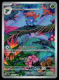 Pokemon Card - Gloom Obsidian Flames 198/197 Illustration Rare 2023 - Image 1