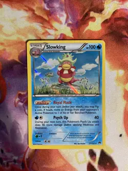 Slowking #21/122 XY BREAKPoint Pokemon Holo Rare Card - LP - Image 1