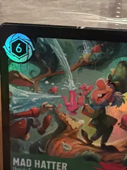 D23 Disney Lorcana Mad Hatter Promo Card Sealed In Original Packaging Brand New - Image 3