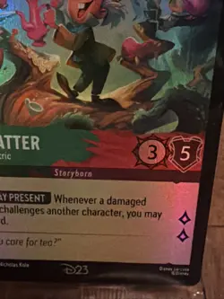 D23 Disney Lorcana Mad Hatter Promo Card Sealed In Original Packaging Brand New - Image 5