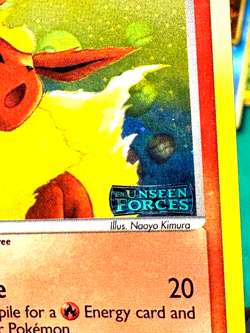 Pokemon TCG Flareon 5/115 Unseen Forces Reverse Holo Stamp - NM/MT Pokemon Card - Image 4