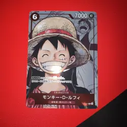 Monkey D Luffy P-001 Parallel Promo 25th Anniversary ONE PIECE Card Japanese NM - Image 1