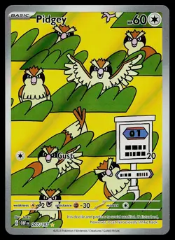 Pokemon Card - Pidgey Obsidian Flames 207/197 Illustration Rare 2023 - Image 1