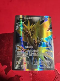 NM- Zapdos Full Art Holo Rare Generations 29/83 Pokemon Card - Image 1