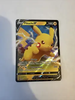 Pikachu V SWSH061 Black Star Promo Mint Pokemon Card - Image 2