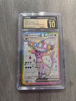 Espeon ex SVP175 Sv: Scarlet & Violet Promo Cards Holo Pristine 10 CGC - Image 1