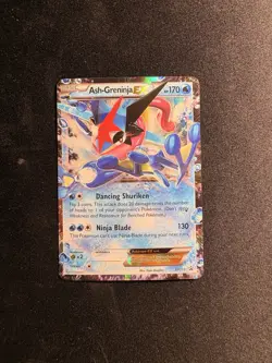 Pokemon Ash-Greninja EX XY133 Promo Holo Card Pokemon TCG Nintendo English - Image 2