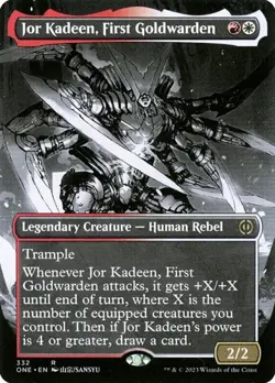 2x Jor Kadeen, First Goldwarden - Extended Art Showcase ONE NM MTG - Image 1