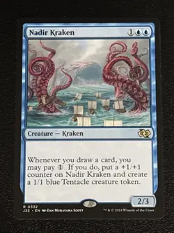 MTG Foundations Jumpstart Nadir Kraken 0332 NM Rare - Image 1